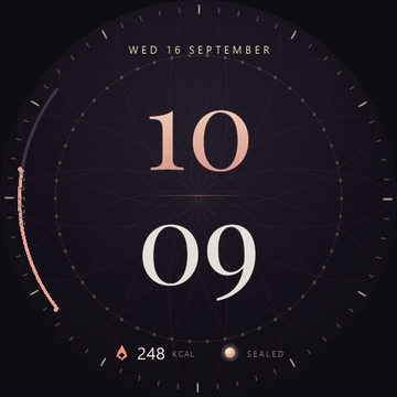 AURELIA Grande watch face