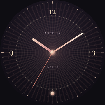 AURELIA Guilloché watch face