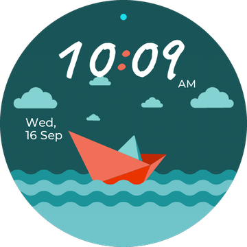 Kids watch face 2, showing 10:09