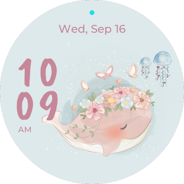 Kids watch face 3, showing 10:09