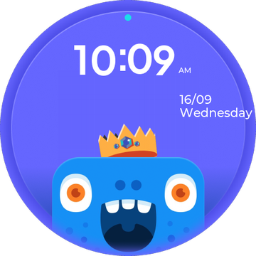 Kids watch face 5, showing 10:09