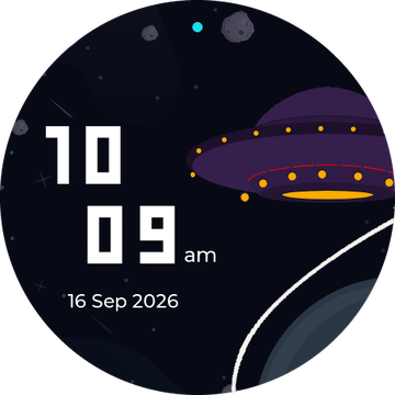 Kids watch face 7, showing 10:09