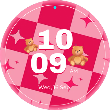 Kids watch face 9, showing 10:09