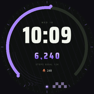 Volt Track Club Gauge watch face