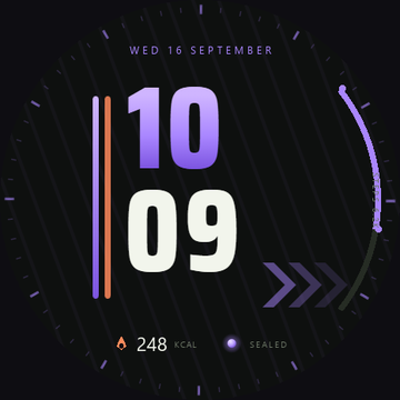 Volt Track Club Sprint watch face